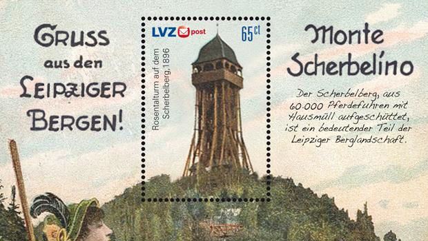 Bergige Briefmarken aus Leipzig