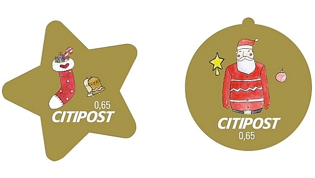Weihnachtsmarken der Citipost